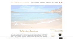 Desktop Screenshot of depuraibiza.com